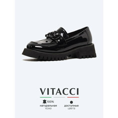 Лоферы VITACCI, размер 37, черный