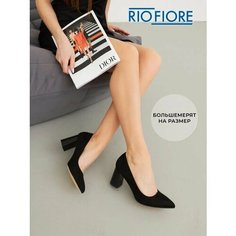 Туфли лодочки Rio Fiorе, размер 35/36, черный матовый