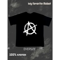 Футболка, размер L, черный My Favorite Robot