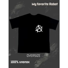 Футболка, размер L, черный My Favorite Robot