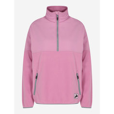 Джемпер Demix F Weekend Fleece Jumper Half Zip, размер 38/40, , розовый