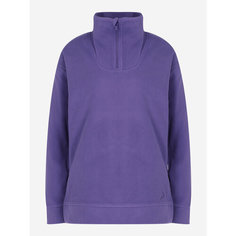 Джемпер Demix F Fleece jumper half zip, размер 38/40, , фиолетовый