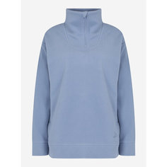 Джемпер Demix F Fleece jumper half zip, размер 38/40, , небесный