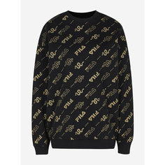 Свитшот Fila Womens holiday jumper, размер 50/52, , черный