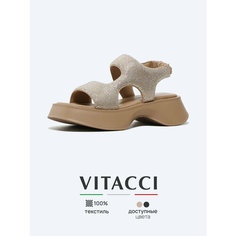Сандалии VITACCI, размер 37, бежевый