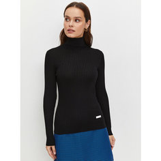 Водолазка JUST CLOTHES, размер 40, , черный