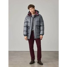 Пальто JUST CLOTHES, размер 56, серый