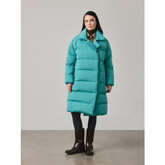Пальто JUST CLOTHES, размер 44, бирюзовый