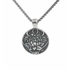 Колье SILVARIE, длина 60 см, серебряный, черный