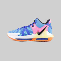 Кроссовки NIKE LeBron Witness VII EP Bluepink, размер 44.5 EU, синий