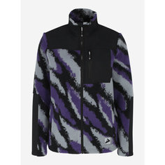 Джемпер Demix F Weekend Fleece Full Zip Jumper, размер 42/44, , черный/фиолетовый