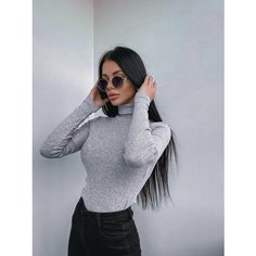 Водолазка Vi&Li_Vogue, размер 52/54, , серый меланж