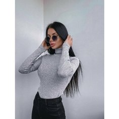 Водолазка Vi&Li_Vogue, размер 44/46, , серый меланж