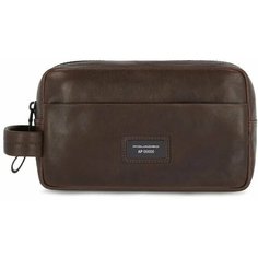 Сумка клатч PIQUADRO Harper, фактура гладкая, коричневый