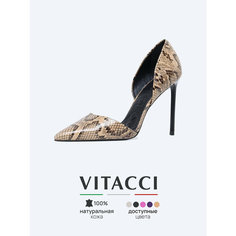 Туфли VITACCI, размер 37, коричневый/черный