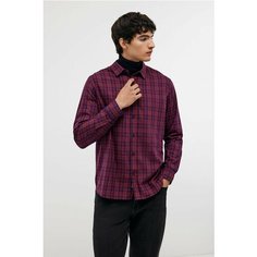 Рубашка Baon B6624512, размер S, dark red checked