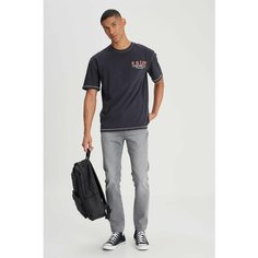 Джинсы зауженные Lee, размер W34/L32, grey