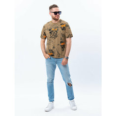 Футболка MOSTOM, размер XXXL, коричневый