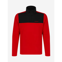 Джемпер GLISSADE Mens H/Z Fleece, размер 50, , красный/черный