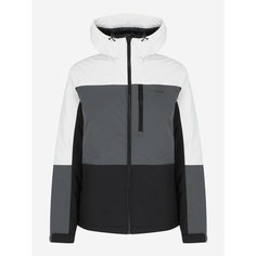 Куртка GLISSADE Mens Padded Jacket, размер 52, черный/серый