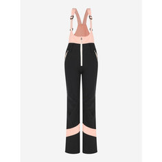 Полукомбинезон сноубордический PROTEST Protest AW25 Female Softshell BIB PNTS, размер 42, розовый/черный