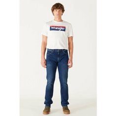 Джинсы зауженные Wrangler Greensboro, размер W34/L32, синий