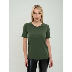 Футболка для кормящих мам LANA BRAND, размер XL, хаки, Хаки