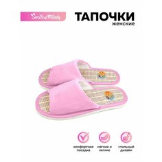 Тапочки Smile of Milady, размер 36/37, розовый