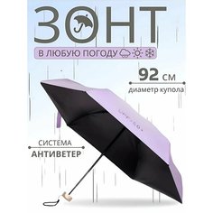 Мини-зонт , сиреневый