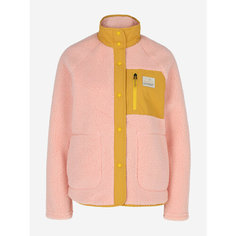 Джемпер PROTEST Protest AW25 Female Sherpa Jumper, размер 44, , желтый/розовый
