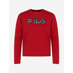 Лонгслив Fila Sport Style Boys LS T-shirt, размер 170/176, темно-красный