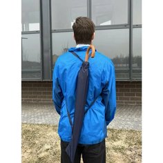 Зонт-трость , синий, серый Sv Shopper