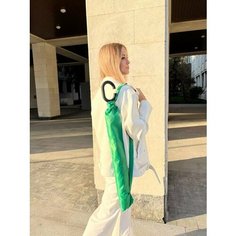 Зонт-трость , зеленый Sv Shopper