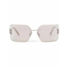 Солнцезащитные очки Miu Miu, серебряный