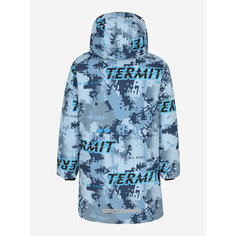 Пальто Termit Snowboarding Boys fake down coat, размер 152/158, серый