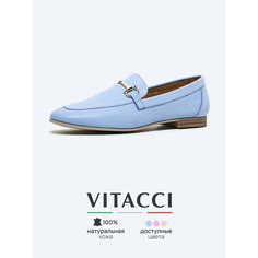 Лоферы VITACCI, размер 37, голубой