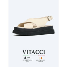 Сандалии VITACCI, размер 38, бежевый