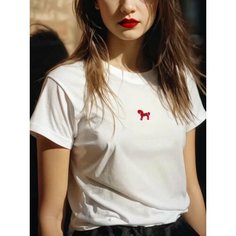 Футболка Galala, размер XXL, красный, экрю, белый