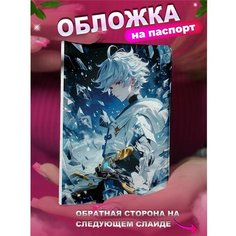 Обложка для паспорта KRASNIKOVA, черный