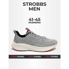 Кроссовки STROBBS, полнота 6 (RU)/ на среднюю стопу, размер 44, серый