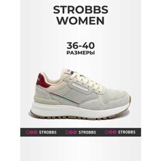 Кроссовки STROBBS, полнота 6 (RU)/ на среднюю стопу, размер 36, dark blue/grey/white