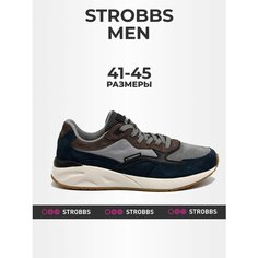 Кроссовки STROBBS, полнота 6 (RU)/ на среднюю стопу, размер 41, серый