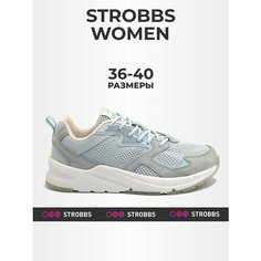 Кроссовки STROBBS, размер 39, серый/голубой