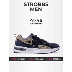 Кроссовки STROBBS, полнота 6 (RU)/ на среднюю стопу, размер 44, черный