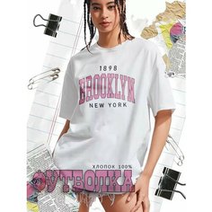 Футболка Print Must Go On, размер S, белый