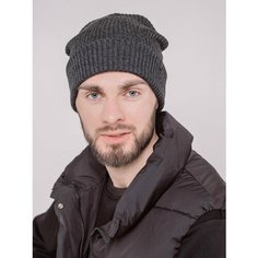 Шапка-бини coompol для мальчиков и мужчин, размер 56-58, темно-серый