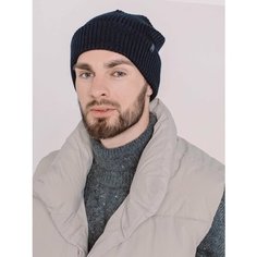 Шапка-бини coompol для мальчиков и мужчин, размер 56-58, темно-синий