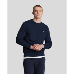 Свитшот Lyle & Scott Diagonal Weave French Terry Crewneck, размер XXL, , midnight navy