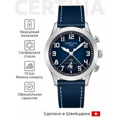 Наручные часы Certina, синий/серебряный
