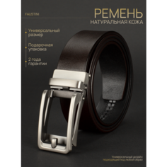 Ремень FAUSTINI для мужчин и женщин, размер 120, коричневый